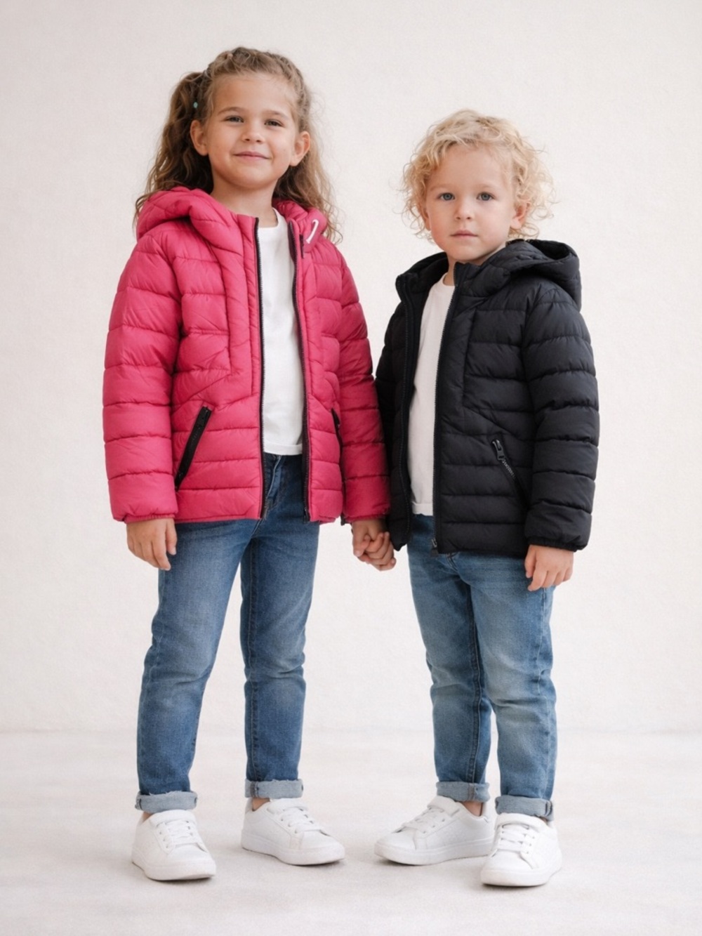 Diesel Boys Black Lightweight Puffer Jacket Size 6 Zip Front